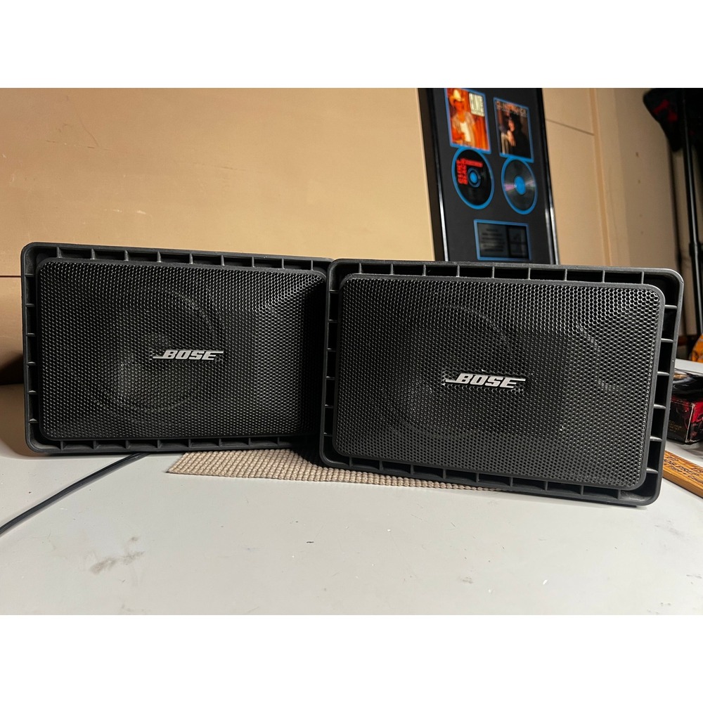 Bose Roommate II Powered Speaker System Black Vintage Bookshelf Speakers Pair